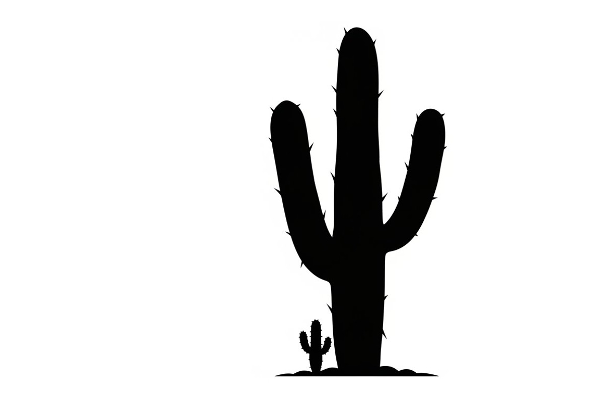 collection desert cactus silhouettes, an Illustration by Amazin_art (Photo 16 of 33)