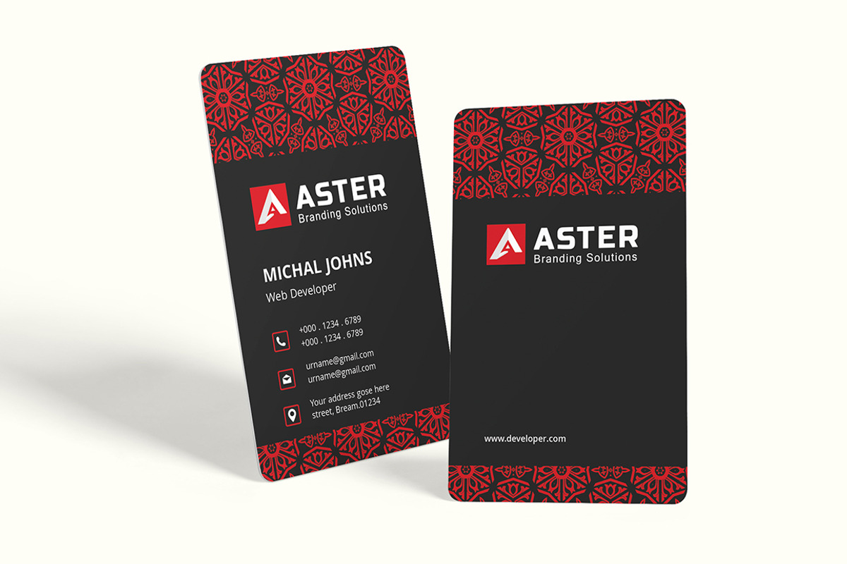 Pattern Business Card, a Business Card Template by UI_Expert