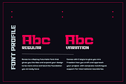 Gunec | Futuristic Font, a Serif Font by twinstd (Thumbnail 3 of 13)