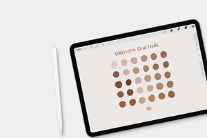 Procreate Color Palette - Skin Tones