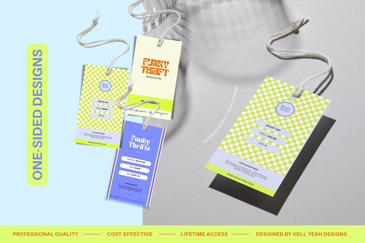 Funky Hang Tags Templates, a Card Template by Hell Yeah Designs (Photo 8 of 9)
