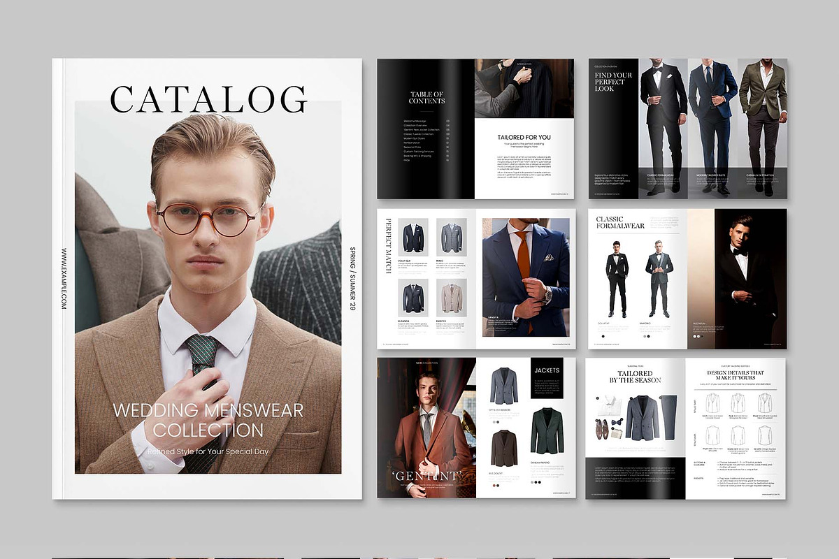 dress brochure design Dress Brochure Templates