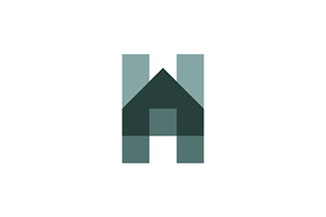 modern letter H house logo, a Branding & Logo Template by Rasagama Studio