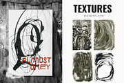 Grunge Ink textures background, a Texture Graphic by Yuliya Derbisheva (Thumbnail 8 of 12)