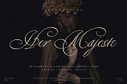 Her Majeste, a Script Font by JamalCreativeStudio (Thumbnail 12 of 12)