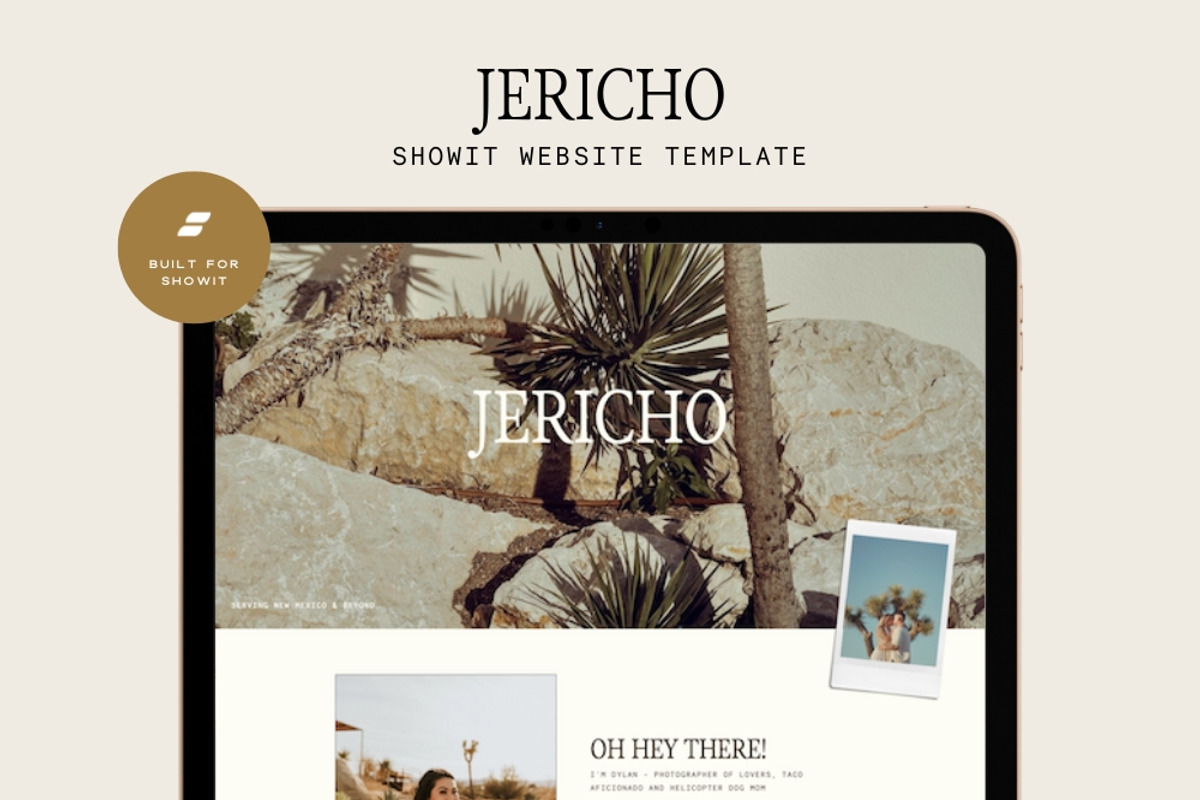 Jericho | Showit Website Template, a Websites & App Template by Vanilla + Oak (Photo 1 of 3)