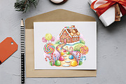 Gingerbread Wonderland Sweet Holiday, an Illustration by RobertsArt (Thumbnail 4 of 7)