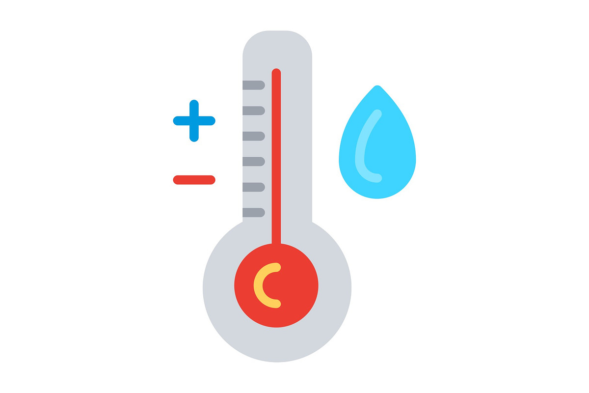 Hot Water Flat Icon, a Duotone Icon by Pexelpy (Photo 1 of 2)