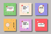 Social Media Post Templates, a Social Media Template by MightyDesign (Thumbnail 1 of 8)