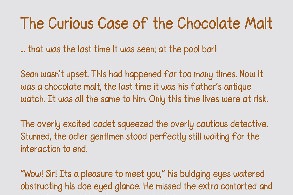 Cutie Pie Font, a Handwritten Font by noonsun (Photo 2 of 4)