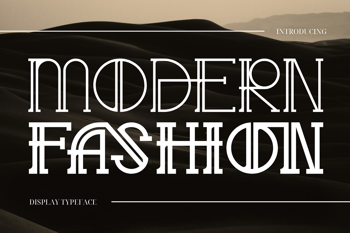 Modern Fashion Font, a Sans Serif Font by 177Studio (Photo 1 of 8)