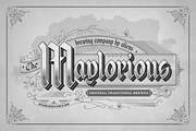 Aluvemskrew, a Blackletter Font by ilhamtaro (Thumbnail 5 of 11)