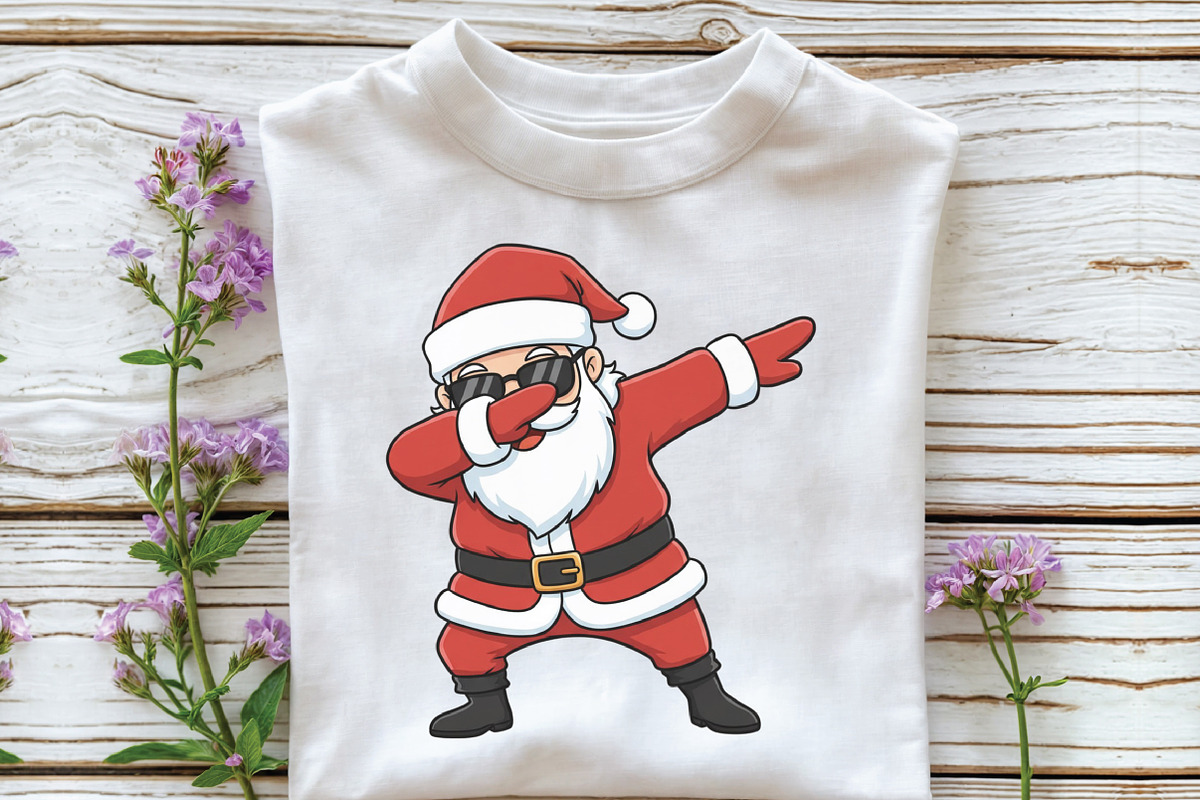 Dabbing Christmas Santa PNG, an Illustration by CraftArtStudio (Photo 3 of 4)