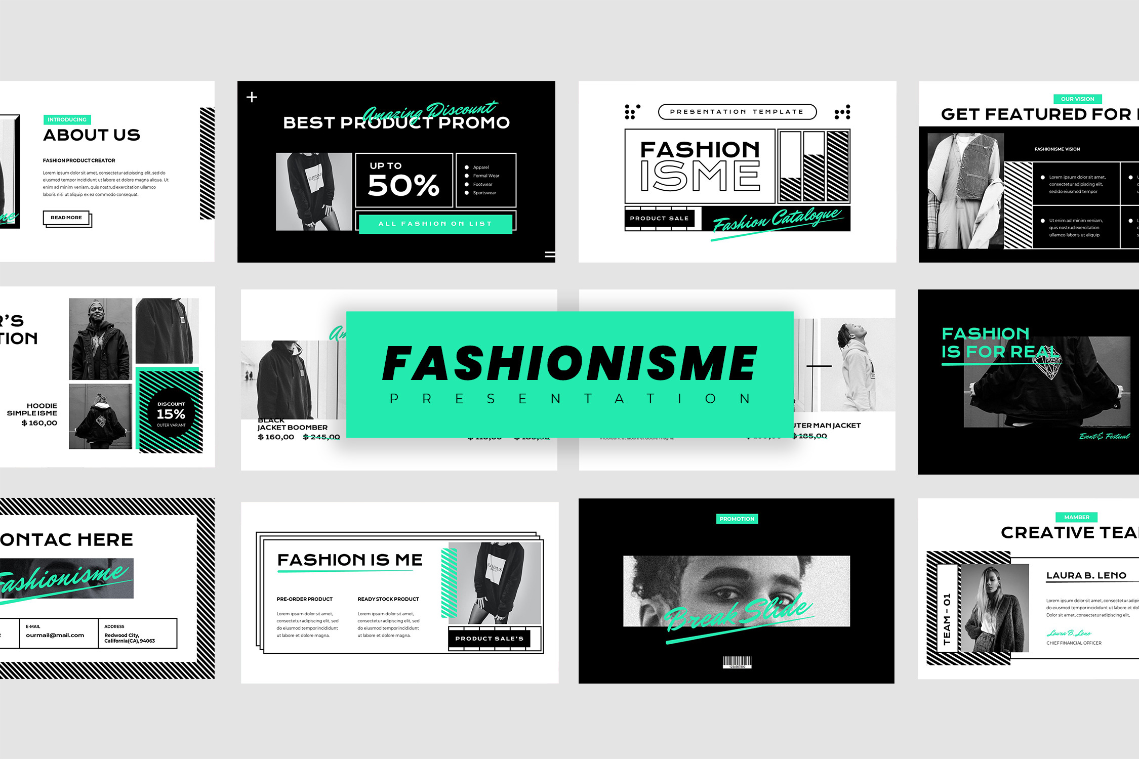Fashionisme - Keynote Template, a Presentation Template by TMint Creative