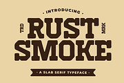 Rust Smoke–Vintage Western SlabSerif, a Slab Serif Font by MaikoHatta (Thumbnail 1 of 8)