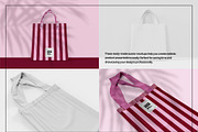 Tote Bag Mockup Set, a Packaging Mockup by Mego-studio (Thumbnail 5 of 7)