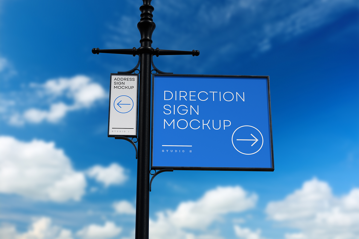 Direct Sign Mockup, an Advertising Mockup by DSNA Mockup