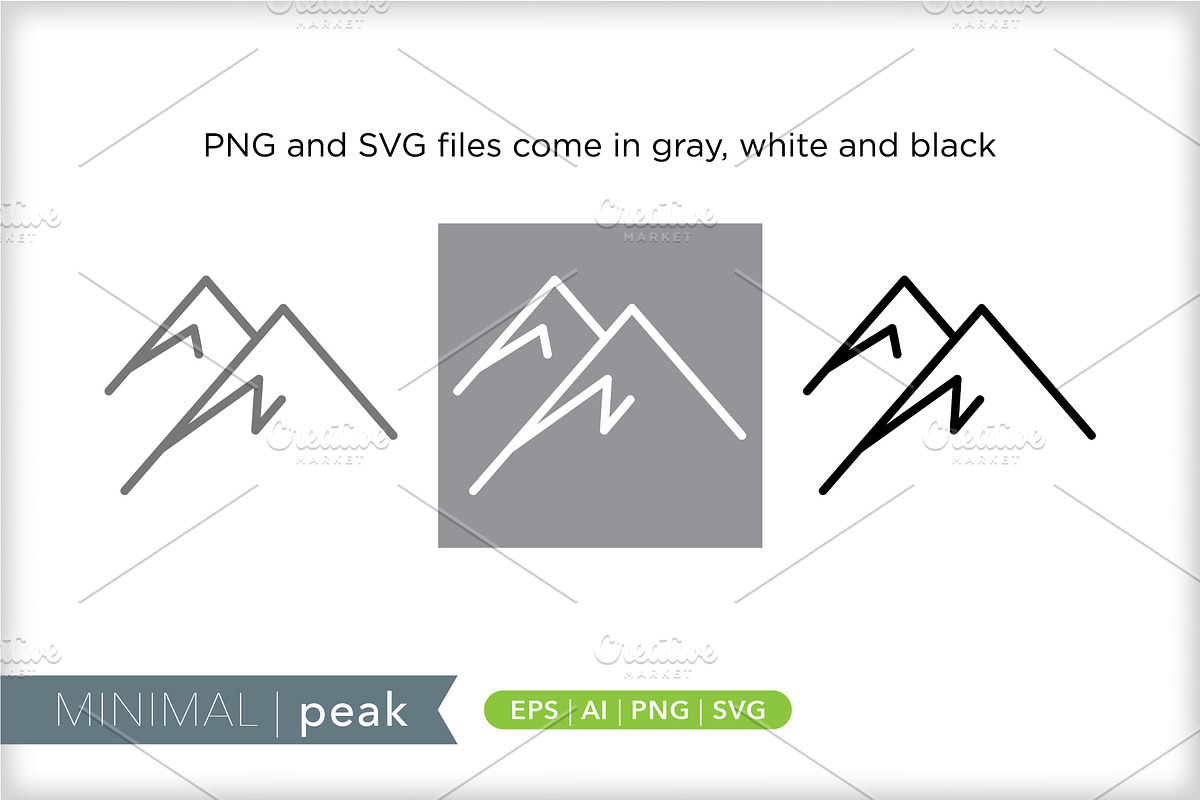 Minimal peak icons, an Outline Icon by Picture Window (Photo 2 of 5)