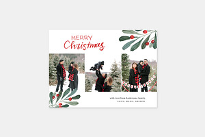 Christmas Card Template CD123