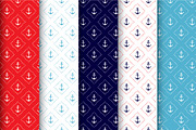 Seamless Nautical Pattern, a Pattern Graphic by The Odd Seed (Thumbnail 5 of 9)