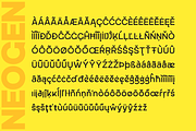 Neogen - Elegant Geometric Typeface, a Sans Serif Font by Sign Studio (Thumbnail 15 of 15)