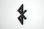 Bluetooth icon - 3d papercraft, a Print Template by PAPER amaze (Thumbnail 2 of 3)
