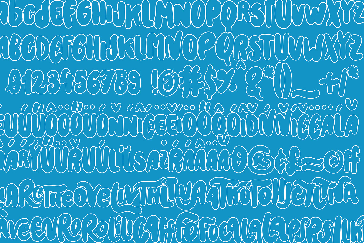Iceroll Font preview 6