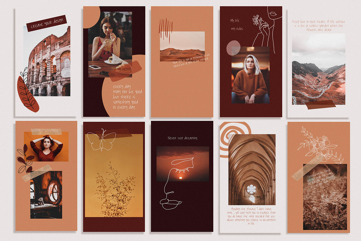 Modern abstract collection, a Decorative Illustration by Scarlet Heath Art (Photo 13 of 22)
