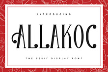 Allakoc Serif Display Font