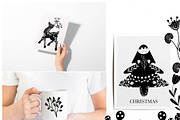Scandinavian Christmas illustration, an Animal Illustration by Usis (Thumbnail 13 of 16)