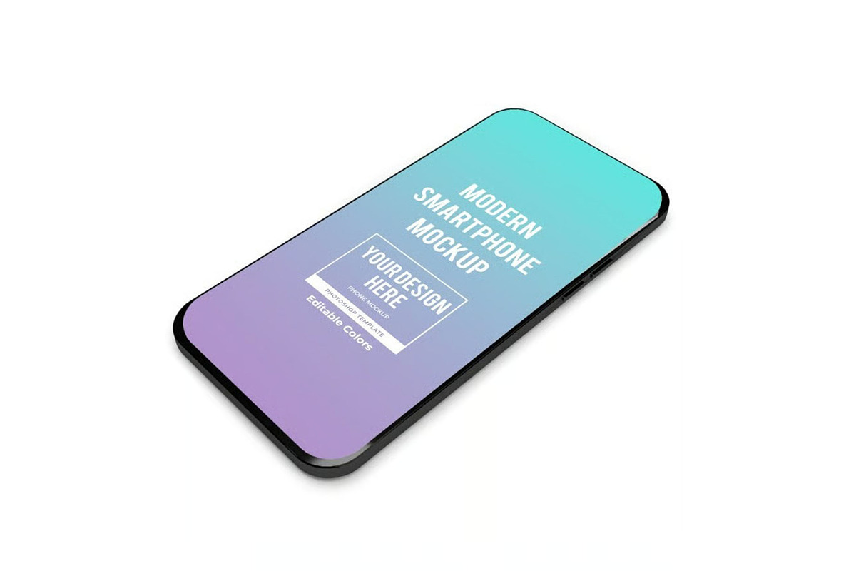 Modern Smartphone Mockup Template, an Android Mockup by DesignRushMarket (Photo 9 of 11)