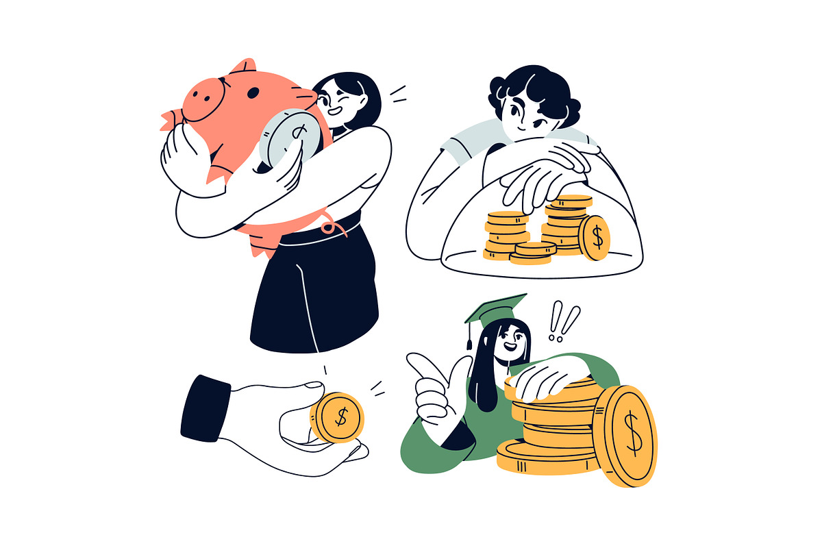 Financial literacy, planning concept, a Finance Illustration by Good Studio (Photo 9 of 9)
