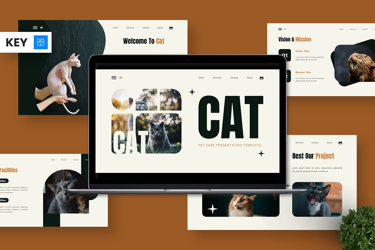 Cat - Pet Care Keynote