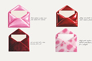 AI-Generated 3D Envelope Collection, a Decorative Illustration by Polina Design (Thumbnail 2 of 5)