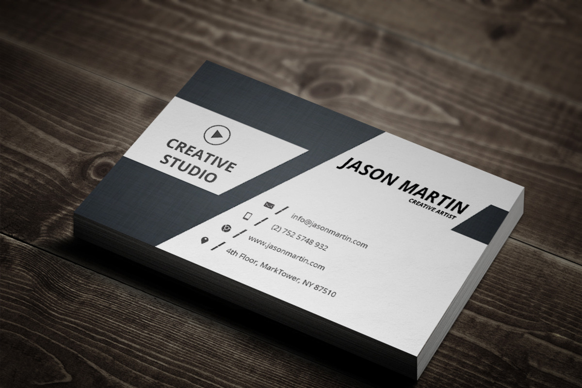 Dual Back side Business Card, a Business Card Template by bouncy