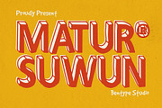 Sinome - Quirky Retro Display Font, a Sans Serif Font by Bentype Studio (Thumbnail 7 of 7)