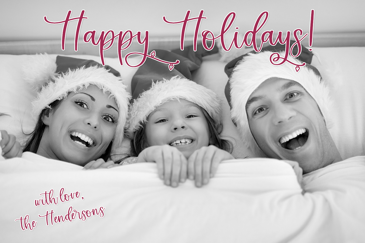 Christmas Cheer Script, a Handwritten Font by Beck McCormick (Photo 2 of 10)