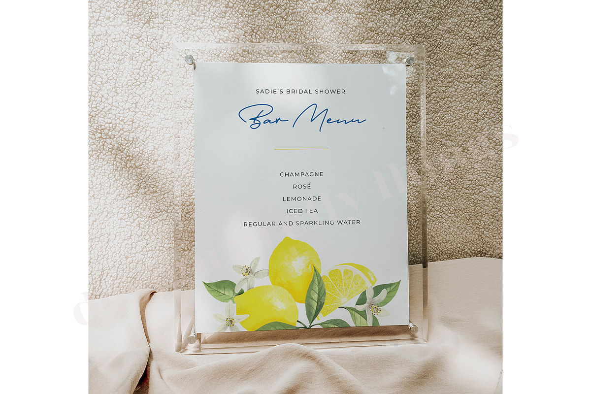 Italian Bridal Shower Suite Template, a Templates & Theme by designprettythings (Photo 3 of 3)