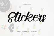 Stickers, a Handwritten Font by FreshTypeINK (Thumbnail 1 of 6)