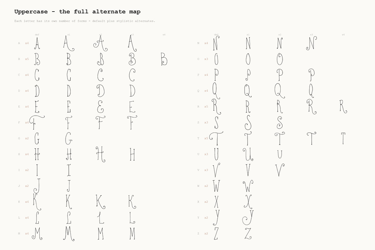 Book Lovers Society Whimsical Serif, a Handwritten Font by PeachCreme (Photo 10 of 11)