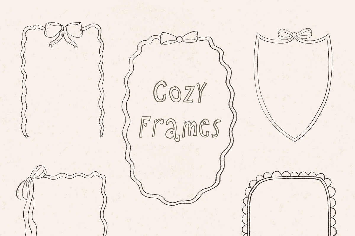 Cottagecore - handdrawn line art set, a Decorative Illustration by Madiwaso (Photo 8 of 9)