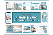 Instagram Post Templates for Airbnb, a Social Media Template by Templatables (Thumbnail 1 of 11)