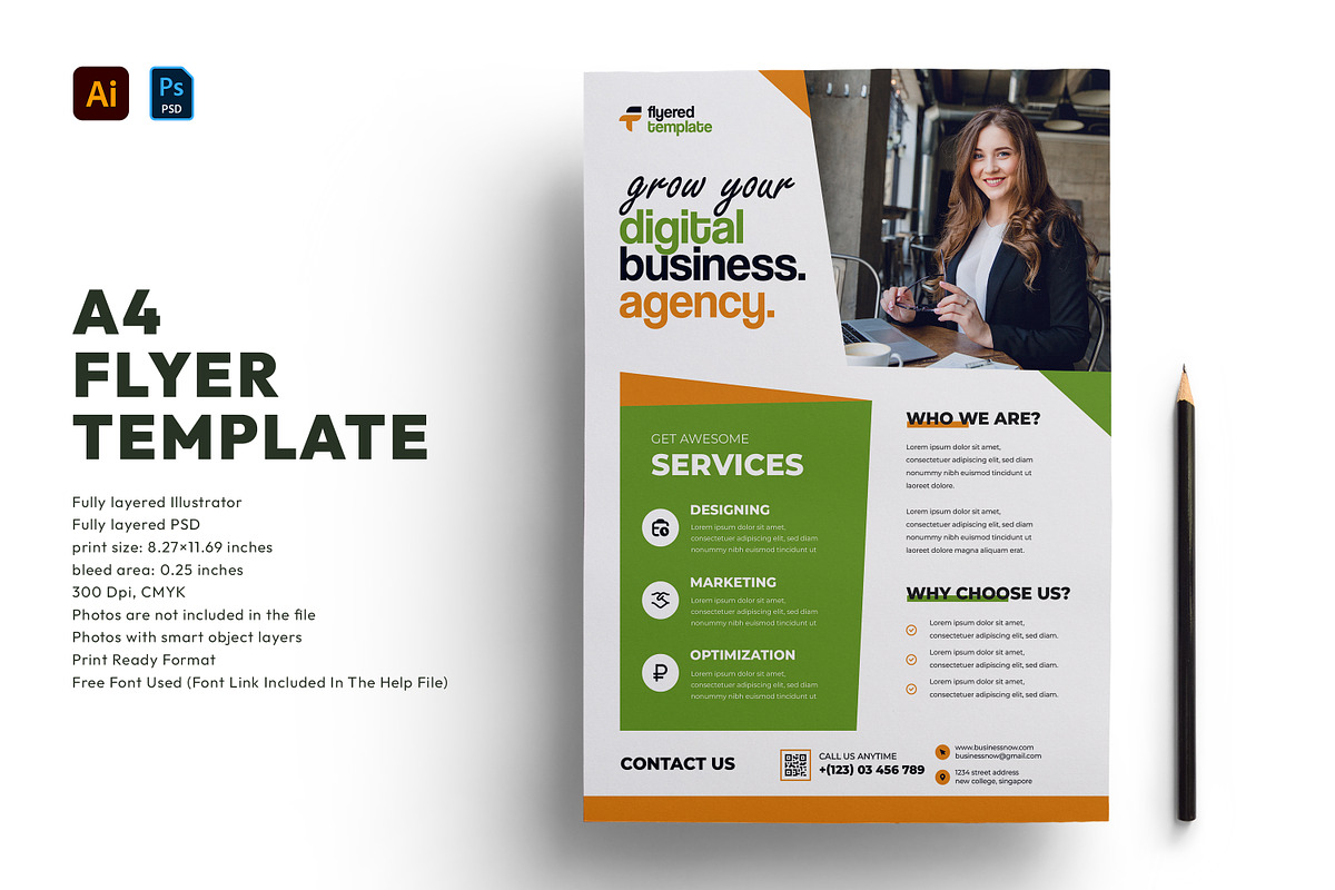 Business Flyer, a Flyer Template by FlyeredTemplate (Photo 2 of 5)