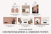 Facebook Post Cover Boho Canva, a Social Media Template by HerstedHertz (Thumbnail 2 of 10)