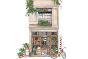 Procreate Sketch Japanese Houses, a Brush Add-On by MISTstudioDesign (Thumbnail 9 of 9)