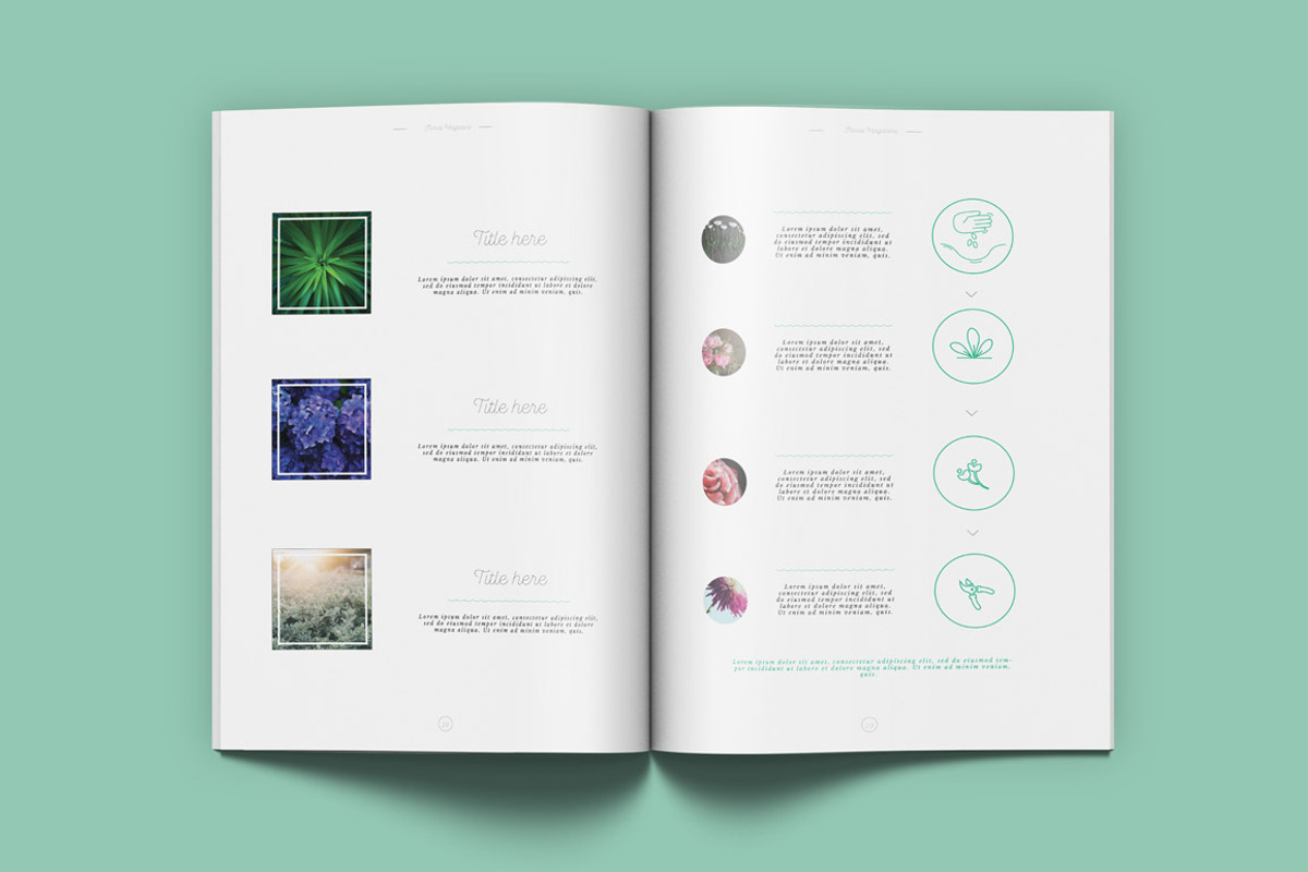 Floral Magazine, a Magazine Template by Kahuna Design (Photo 9 of 13)
