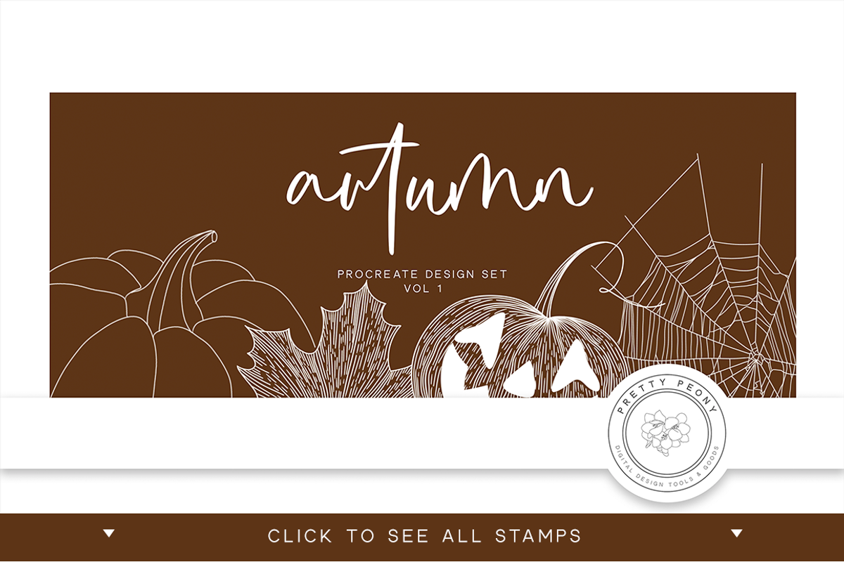 20 Autumn Procreate Stamps & Brushes, a Brush Add-On by SorrDesign (Photo 1 of 3)