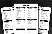 Simple Menu Canva Template, a Flyer Template by Melanie Peterson (Thumbnail 1 of 2)