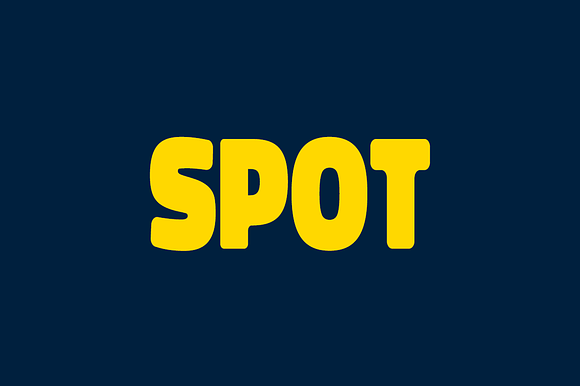 SPOT - Display / Headline Typeface preview 7