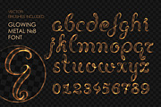 8 GLOWING METAL FONTS / 8 BRUSHES, a Handwritten Font by Nadin_Lebedeva (Thumbnail 15 of 16)